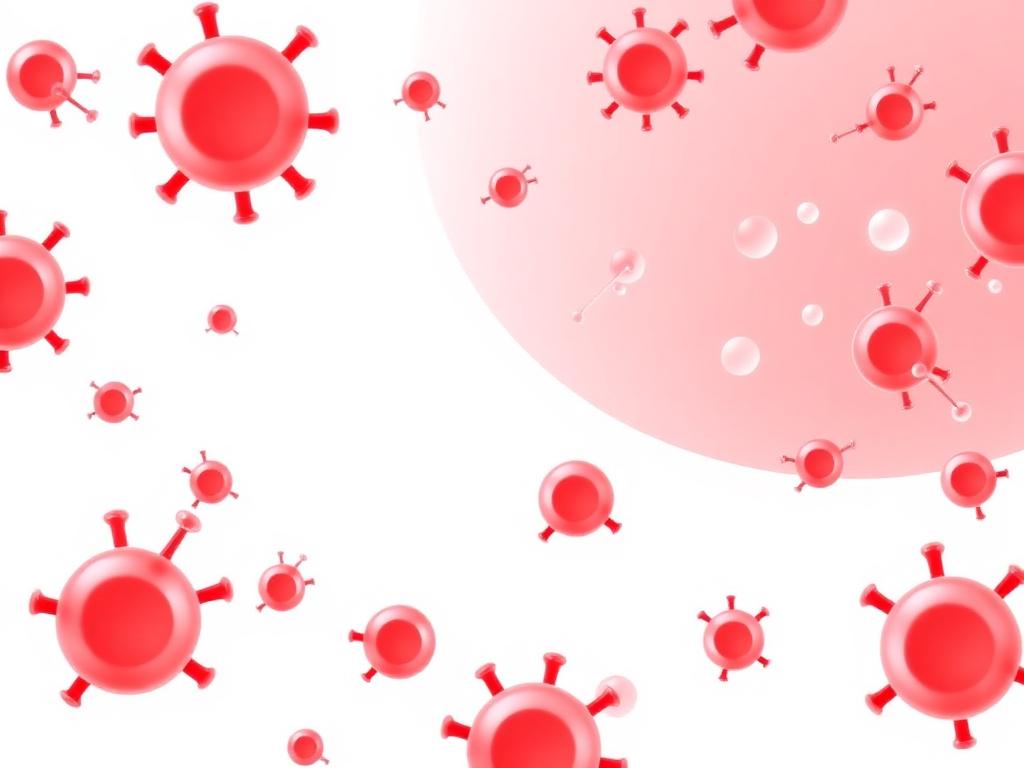 Medical illustration showing blood sugar regulation in the bloodstream